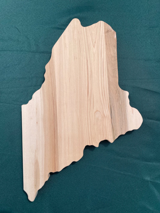 State of Maine Maple Wood Wall Hanging