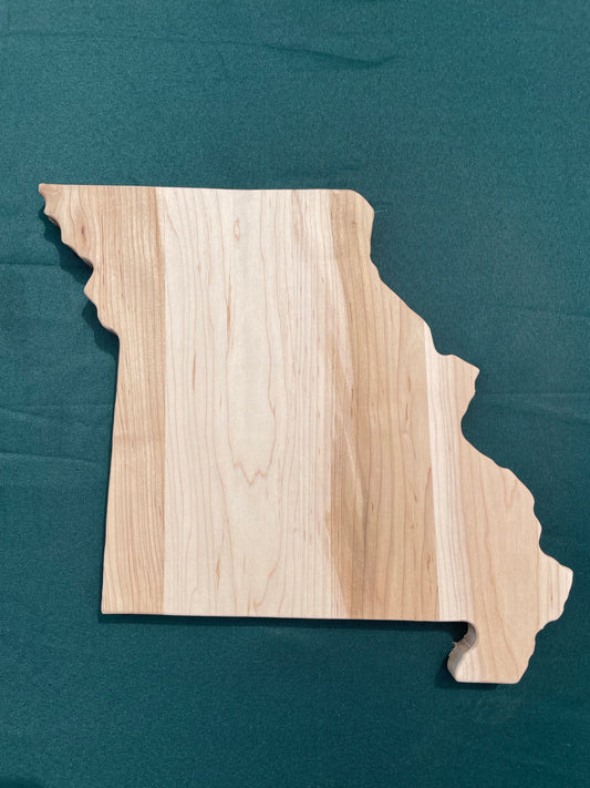 State of Missouri Maple Wood Wall Hanging