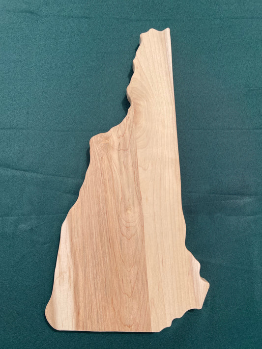 State of New Hampshire Maple Wood Wall Hanging