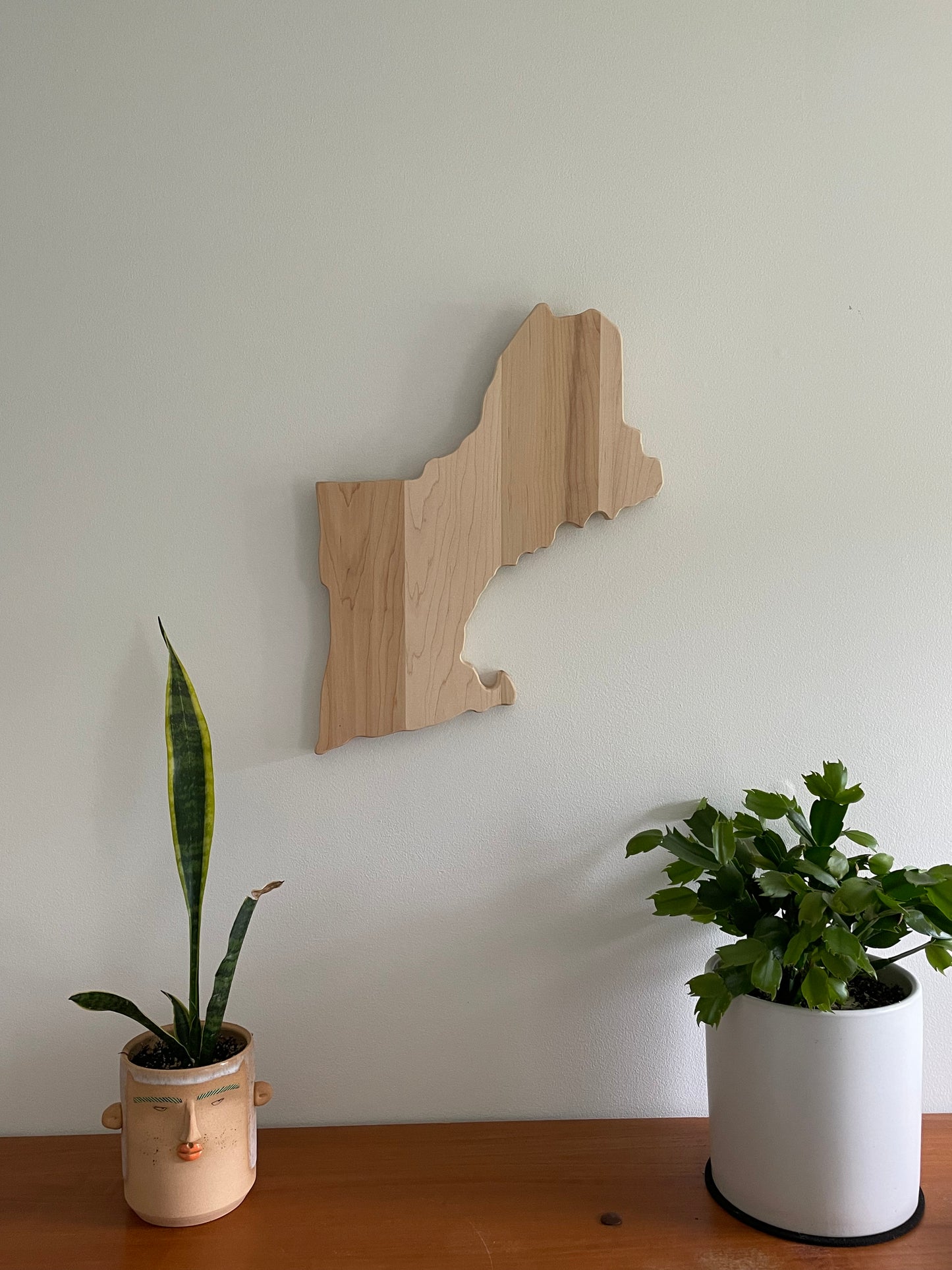 New England Maple Wood Wall Hanging