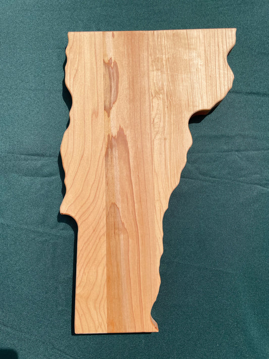 State of Vermont Maple Wood Wall Hanging